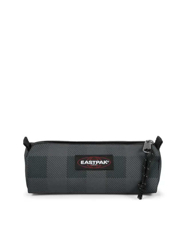 eastpak-benchmark-single-trousse-crayons-zipp-e-compacte-6-x-20-5-x-7-5-cm-check image 1
