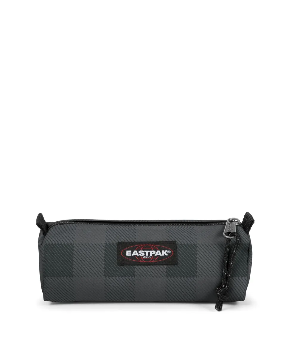 eastpak-benchmark-single-trousse-crayons-zipp-e-compacte-6-x-20-5-x-7-5-cm-check image 1