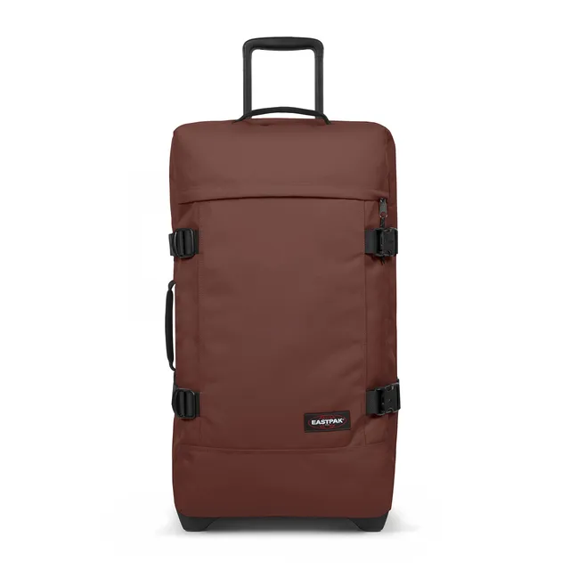 eastpak-tranverz-m-bagage-souple-roulettes-67-cm-78-l-marron-mud-bagage-2-roues- image 1