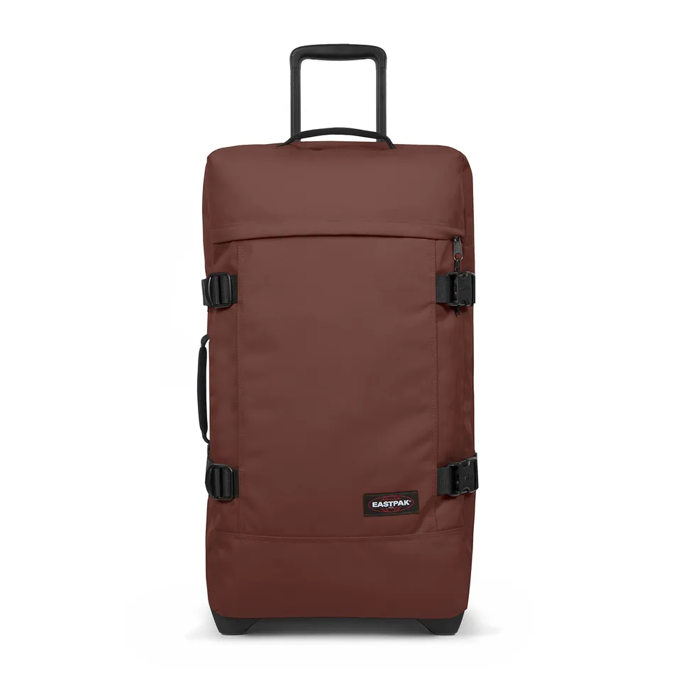 eastpak-tranverz-m-bagage-souple-roulettes-67-cm-78-l-marron-mud-bagage-2-roues- image 1