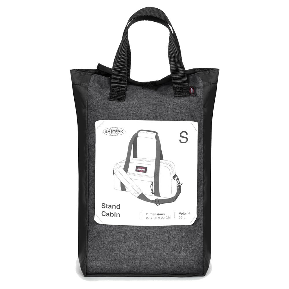 eastpak-stand-cabin-sac-de-voyage-bagage-main-black-denim-gris-tissu-hydrofuge image 5