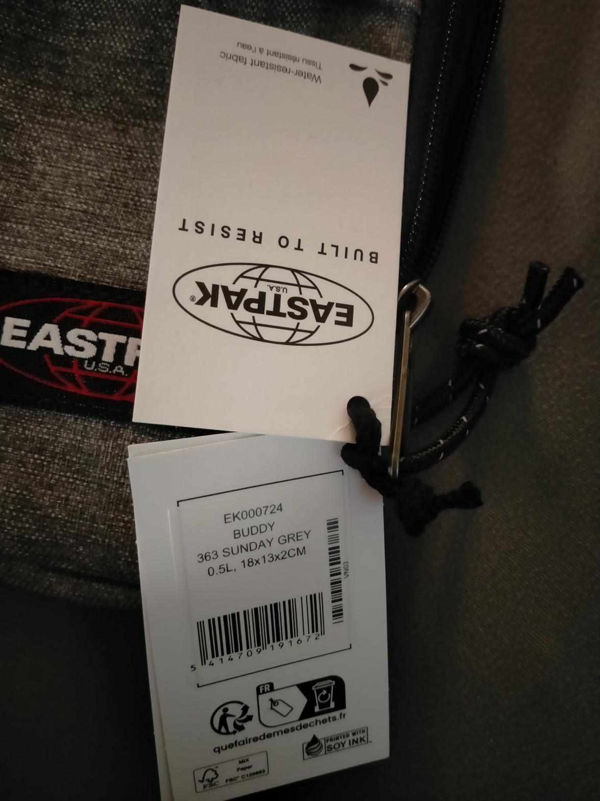 Qualité Eastpak au rendez-vous