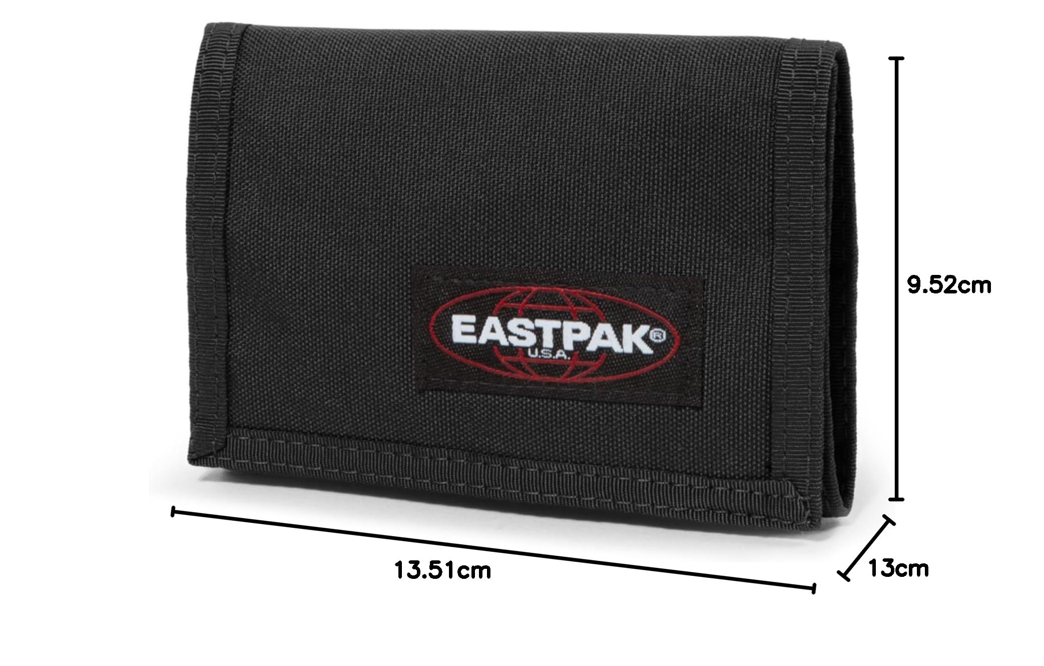 eastpak-crew-single-portefeuille-noir-poche-avant-zipp-e-maille-et-organiseur-mu image 5
