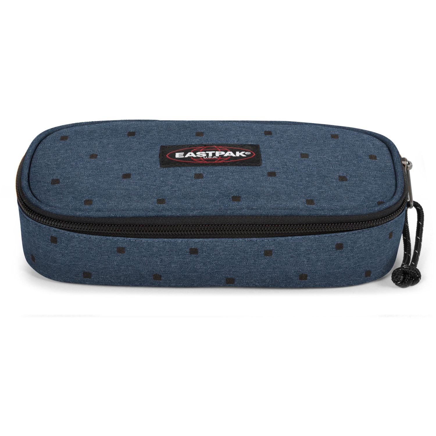 eastpak-oval-89p-trousse-crayons-noire-carr-s-22-x-6-x-9-cm-polyamide-fermeture- image 1