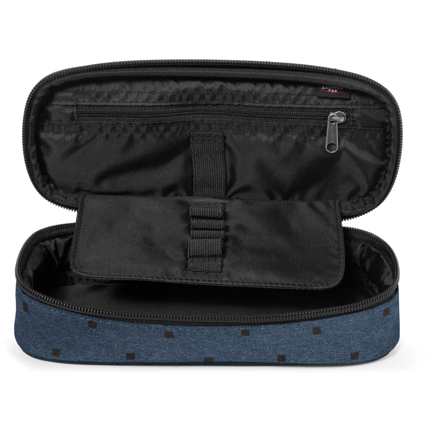 eastpak-oval-89p-trousse-crayons-noire-carr-s-22-x-6-x-9-cm-polyamide-fermeture- image 3