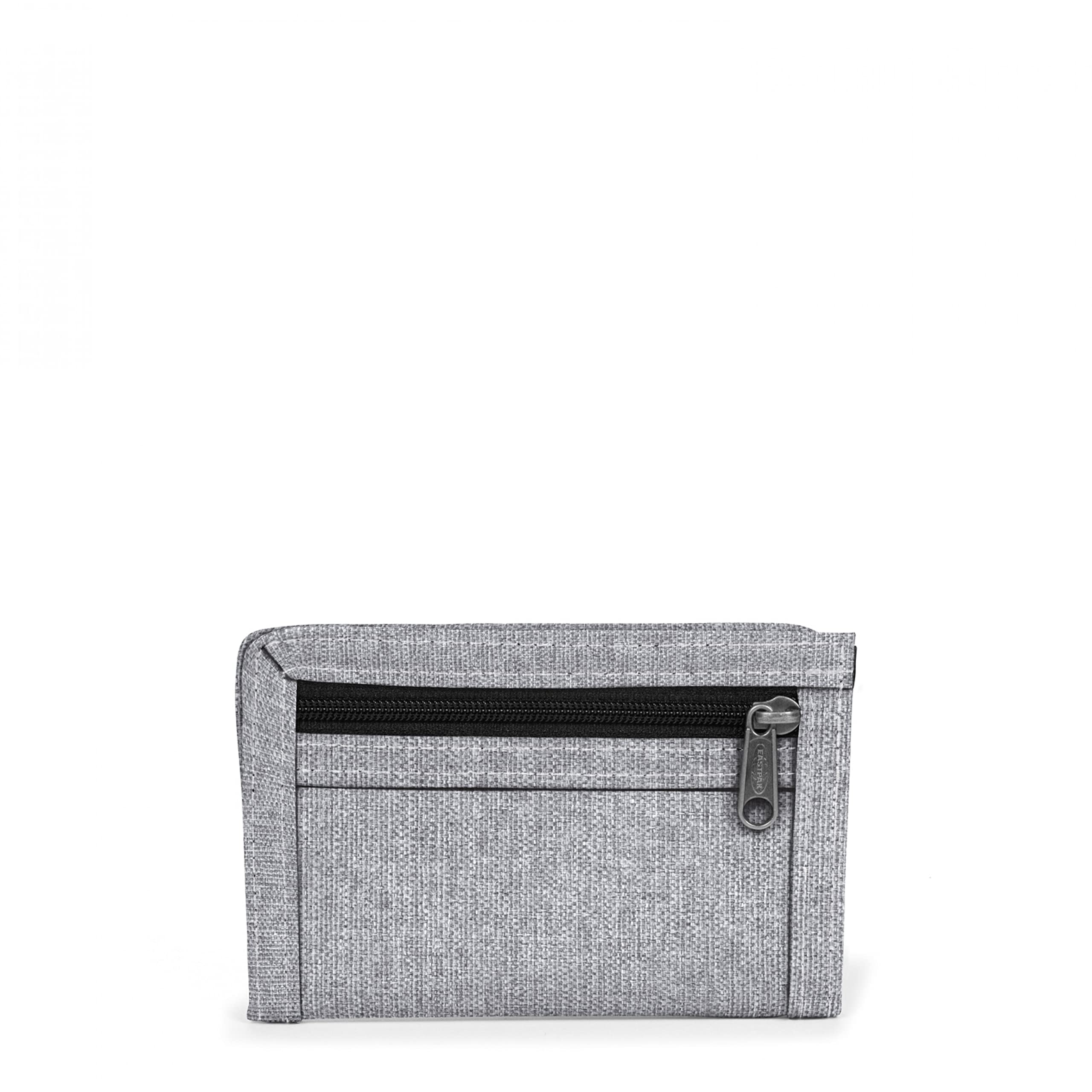 eastpak-mini-crew-portefeuille-compact-sunday-grey-gris-format-mini-multi-compar image 3