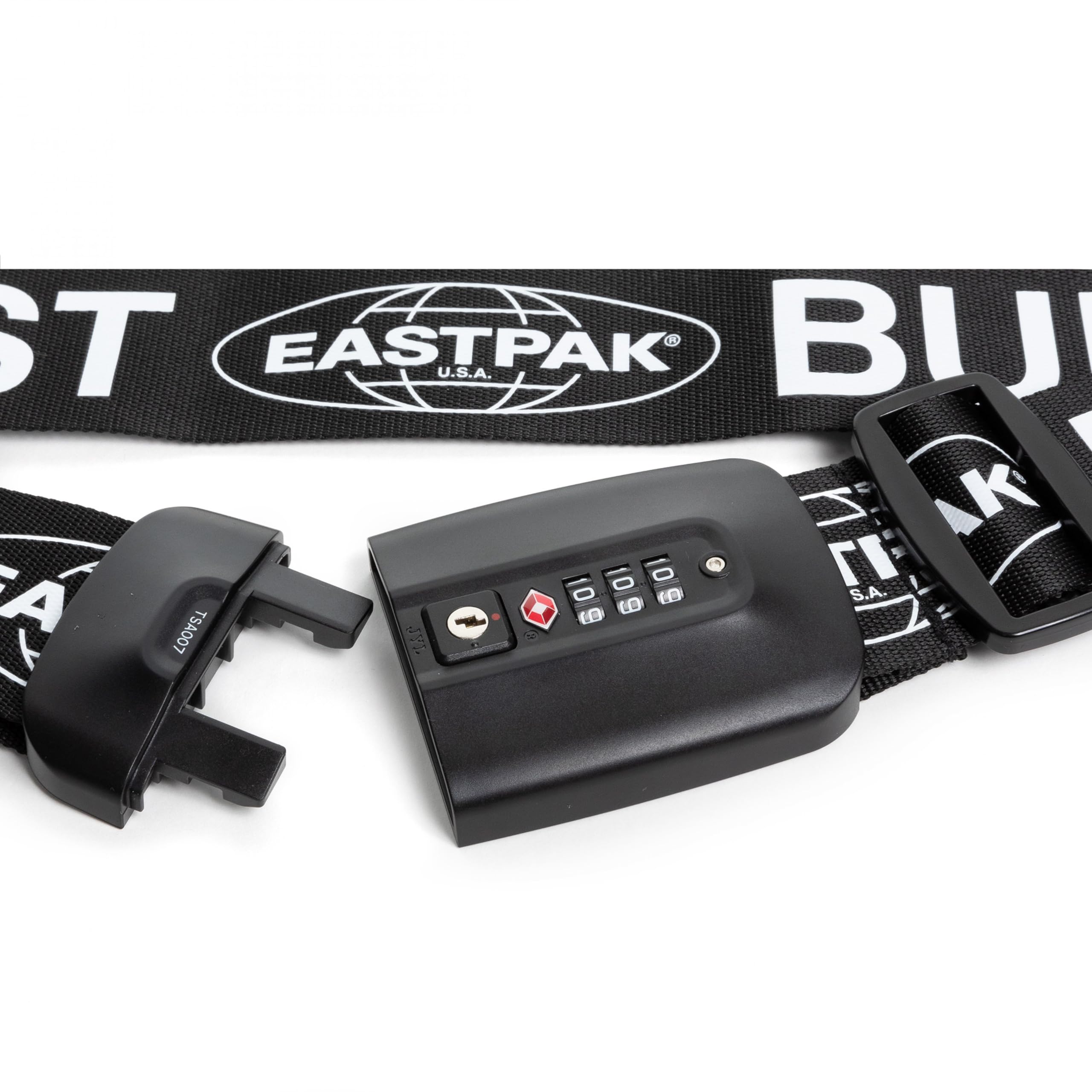 eastpak-lockbelt-sangle-de-bagage-avec-serrure-code-tsa-noir-tissu-imperm-able image 4