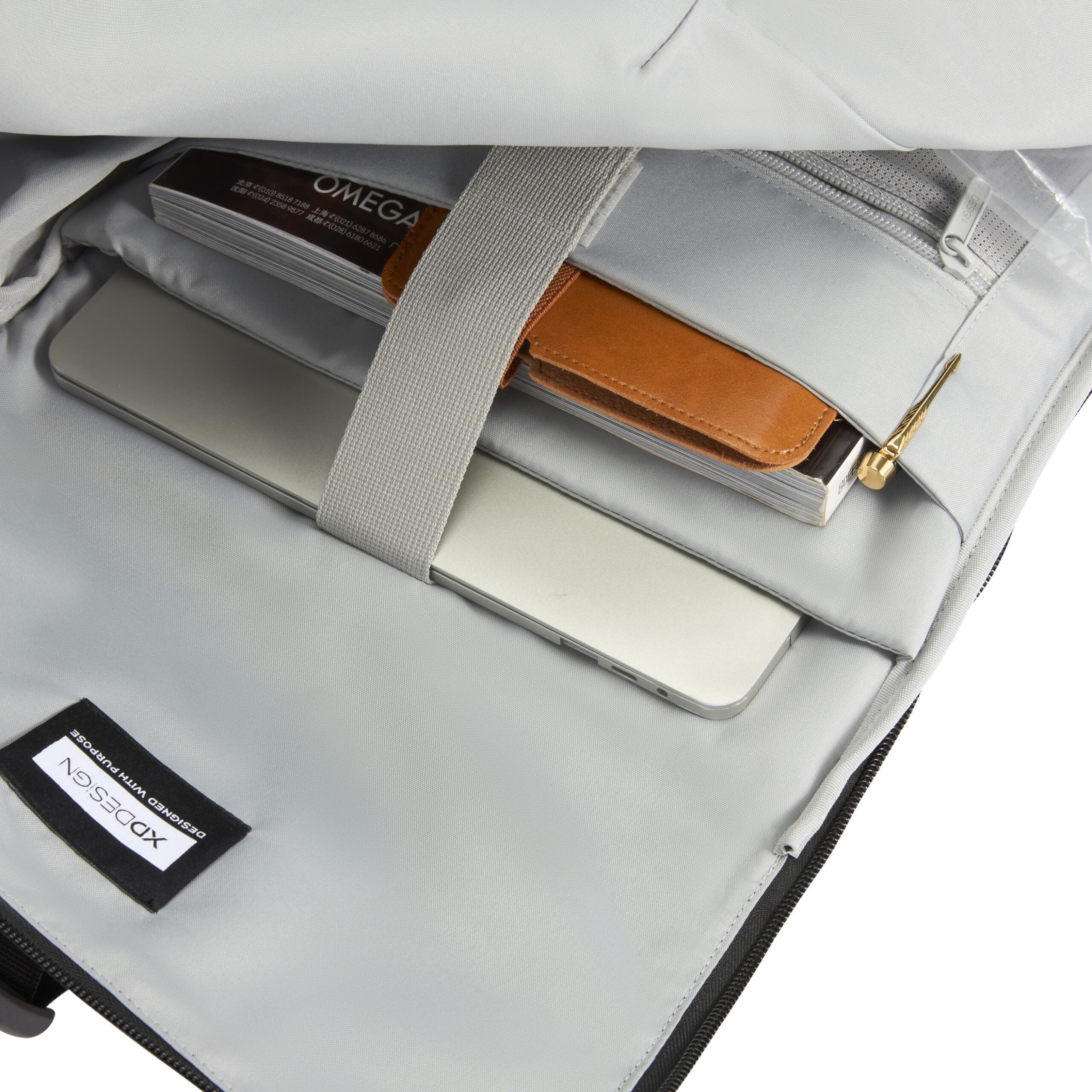 xd-design-urban-flap-top-sac-dos-antivol-tout-temps-avec-ouverture-en-l-comparti image 5